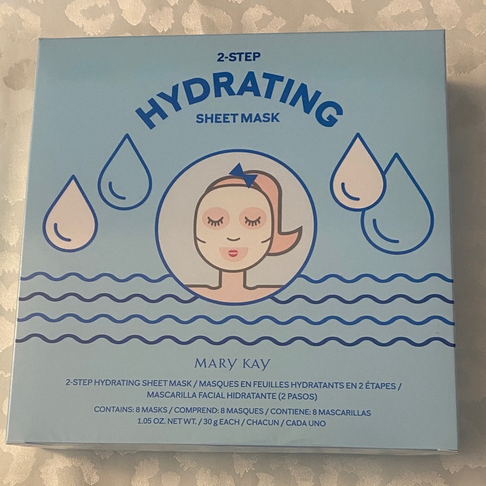 Mary Kay 2-Step Hydrating Sheet Mask - Light Blue